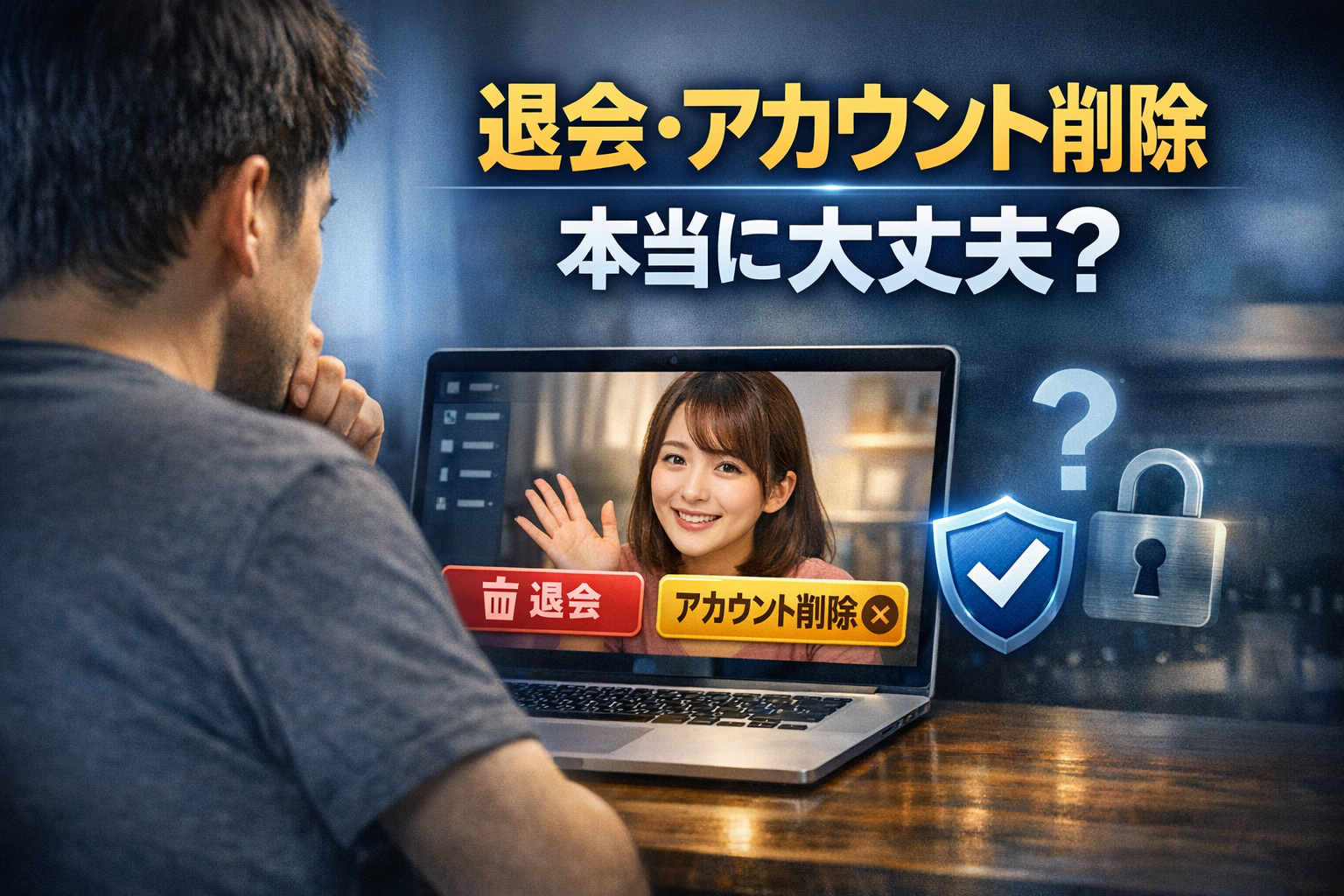ライブチャットの退会方法まとめ|アカウント削除で本当に安全?