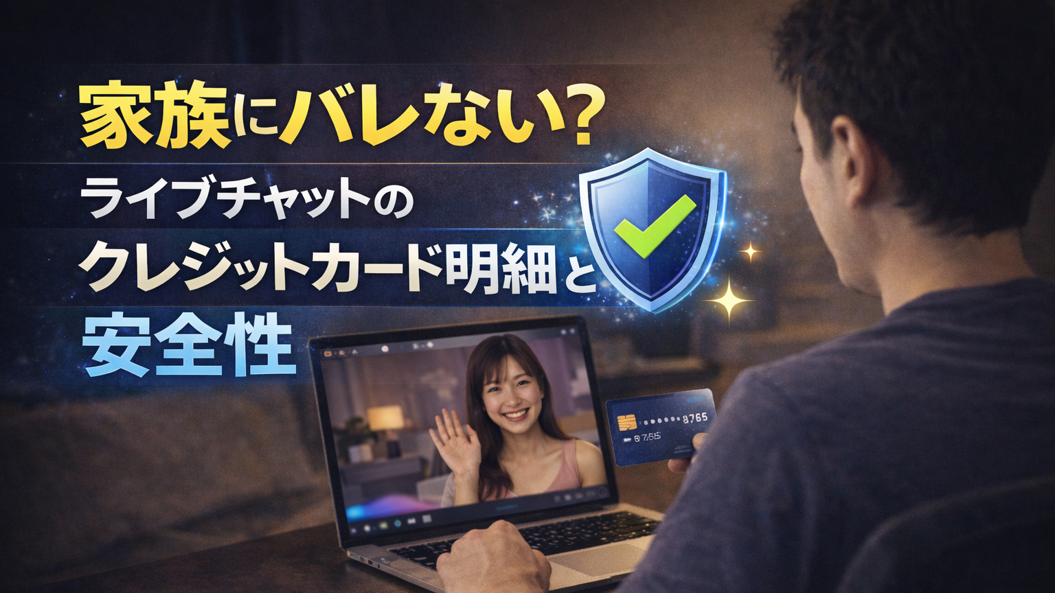 家族にバレない？ライブチャットのクレジットカード明細と安全性